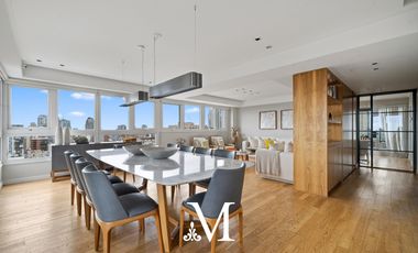 TORRE  - PISO ALTO - VISTA AL RIO - 208 M2 - 4 DORMITORIOS - AMENITIES - 2 COCHERAS - PALERMO