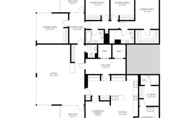 TORRE  - PISO ALTO - VISTA AL RIO - 208 M2 - 4 DORMITORIOS - AMENITIES - 2 COCHERAS - PALERMO