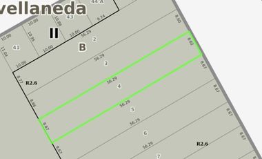 TERRENO DE 486 M2 EN AVELLANEDA EXCELENTE LOTE!!