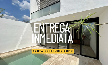 CASA VENTA MÉRIDA, CERCA CITY CENTER, SANTA GERTRUDIS COPO, ENTREGA INMEDIATA.