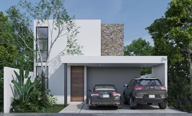 Casa en venta en Privada Residencial de Conkal de dos habitaciones