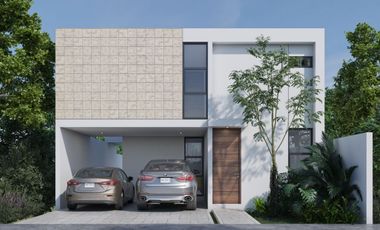 Casa en venta en Privada Residencial de Conkal de tres habitaciones