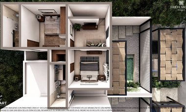 Casa(B-4R) en Venta en Frida Residencial en Conkal