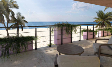 Venta de departamento fractional frente al Mar en Sisal