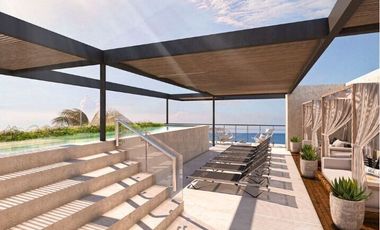 Venta de departamento fractional frente al Mar en Sisal