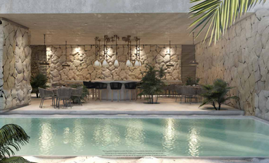 Venta de departamento fractional frente al Mar en Sisal