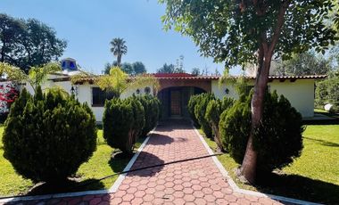 Casa en Venta Campestre Estilo Colonial en Tequisquiapan
