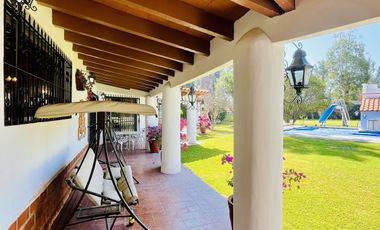 Casa en Venta Campestre Estilo Colonial en Tequisquiapan