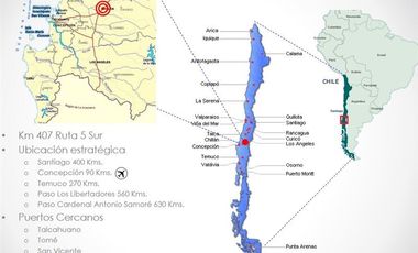 Sitio en Venta en Terreno Industrial mixto, Ñuble, en Ruta 5 Sur (bypass)