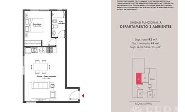 Venta Departamento 2 ambientes en Wilde