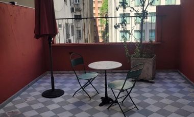 Departamento en Carlos Pellegrini 1000 contrafrente 4to Piso