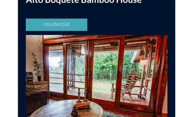 VENDO.CASA TERRENO.DE.1800MTS LAS.TRANCAS.DE.BOQUETE