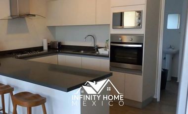 Departamento en  Residencial Peak, Cumbres en renta amueblado  con roof