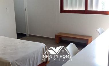 Departamento en  Residencial Peak, Cumbres en renta amueblado  con roof