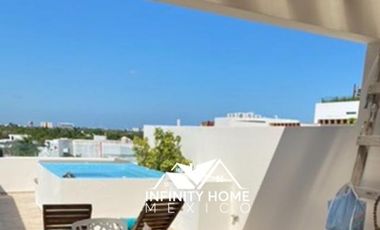 Departamento en  Residencial Peak, Cumbres en renta amueblado  con roof