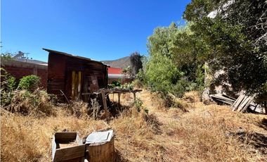 Terreno en Illapel central 631m2 casa de 40m2 zona comercial