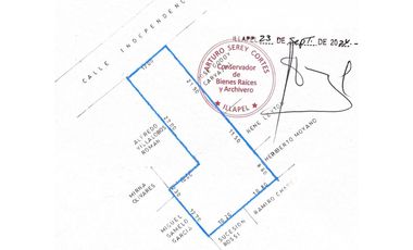 Terreno en Illapel central 631m2 casa de 40m2 zona comercial