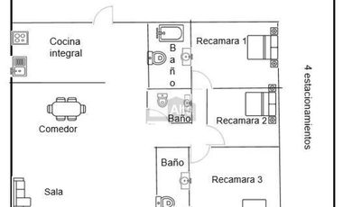 Casa en renta Hacienda ojo de agua, Tecámac