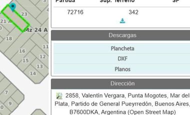 Terreno en Punta Mogotes