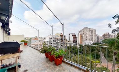 Departamento 4AMB con balcón terraza con gran vista al Parque Chacabuco