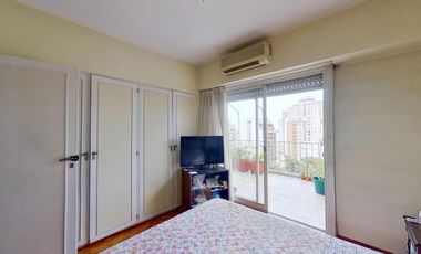 Departamento 4AMB con balcón terraza con gran vista al Parque Chacabuco
