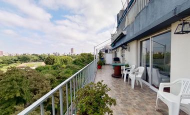 Departamento 4AMB con balcón terraza con gran vista al Parque Chacabuco