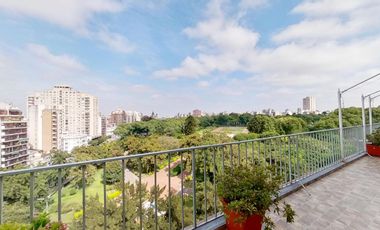 Departamento 4AMB con balcón terraza con gran vista al Parque Chacabuco