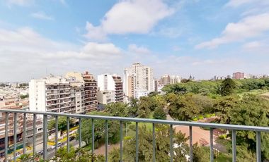 Departamento 4AMB con balcón terraza con gran vista al Parque Chacabuco