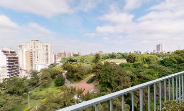 Departamento 4AMB con balcón terraza con gran vista al Parque Chacabuco