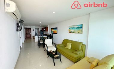 APARTAMENTO EN VENTA EN CARTAGENA PARA RENTAS CORTAS CON VISTA AL MAR