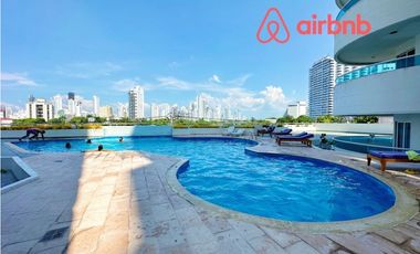 APARTAMENTO EN VENTA EN CARTAGENA PARA RENTAS CORTAS CON VISTA AL MAR