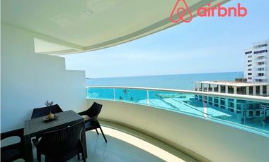 APARTAMENTO EN VENTA EN CARTAGENA PARA RENTAS CORTAS CON VISTA AL MAR