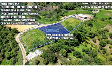 LOTE SEMIPLANO A 13 MINUTOS DEL MALL COMERCIAL ALTO CHOCHO