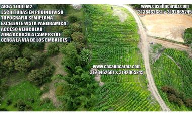 LOTE SEMIPLANO A 13 MINUTOS DEL MALL COMERCIAL ALTO CHOCHO