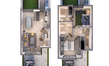 Casa en renta a estrenar dentro de condominio en Zapopan.
