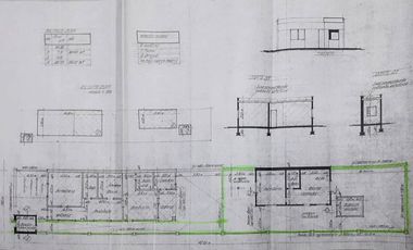 Venta Lote 7,50 x 46  con 2 casas de 3 y 2 amb