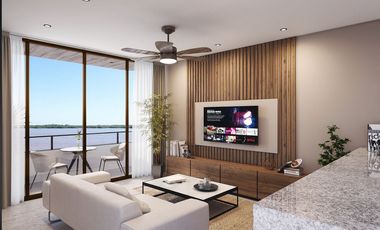 Departamento en venta frente al mar de Telchac Puerto.