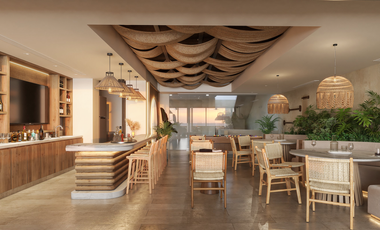 Departamento en venta frente al mar de Telchac Puerto.