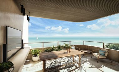 Departamento en venta frente al mar de Telchac Puerto.