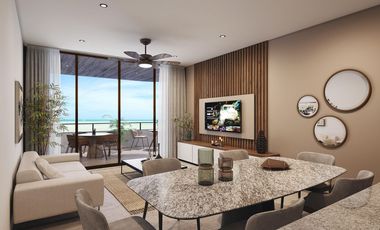 Departamento en venta frente al mar de Telchac Puerto.