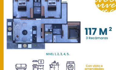DEPARTAMENTO EN PLAYA EN VENTA ,EN  BAHÍA DE BANDERAS