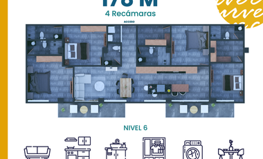 DEPARTAMENTO EN PLAYA EN VENTA ,EN  BAHÍA DE BANDERAS