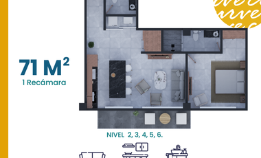 DEPARTAMENTO EN PLAYA EN VENTA ,EN  BAHÍA DE BANDERAS