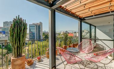DEPARTAMENTO AMUEBLADO EN COLONIA ROMA