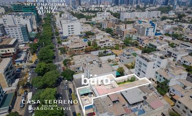 EXCELENTE TERRENO EN VENTA FRENTE 15MTS ZONA CLINICAS GUARDIA CIVIL SAN ISIDRO