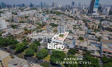 EXCELENTE TERRENO EN VENTA FRENTE 15MTS ZONA CLINICAS GUARDIA CIVIL SAN ISIDRO