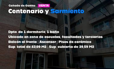 Departamento en Venta de un Dormitorio en Cañada De Gomez