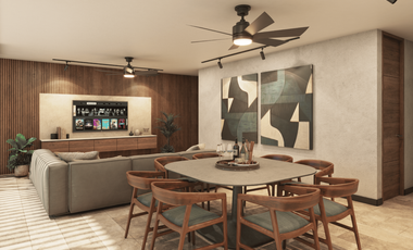 Departamento en venta, Palmer Living Club Temozón Norte