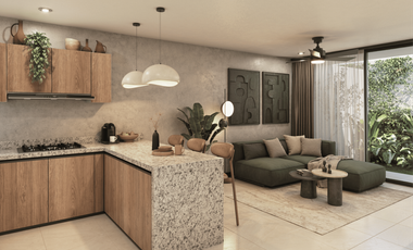 Departamento en venta, Palmer Living Club Temozón Norte