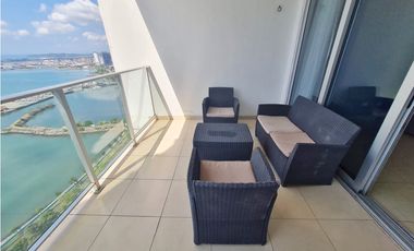 SE ALQUILA APARTAMENTO AMOBLADO PH WATERS EN AVENIDA BALBOA